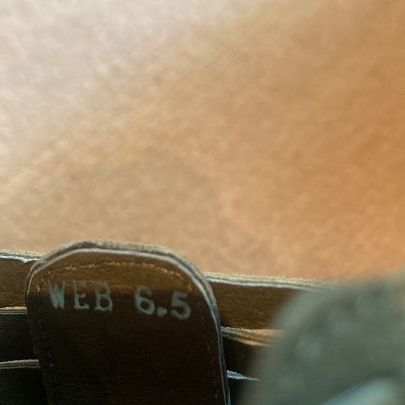 CHOCOLAT BLU Cork Wedge Platforms Sundance Free People 6.5 Olive Moss Green - Picture 9 of 10